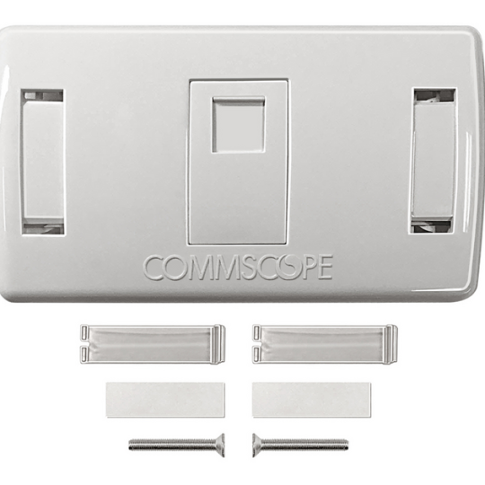 Mặt ổ cắm mạng hãng Commscope.Amp 1 cổng 2-1427030-1