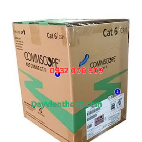 DÂY CÁP MẠNG COMMSCOPE CAT6 MÃ HÀNG 1427254-6 (THÙNG 305M, CHÍNH HÃNG)