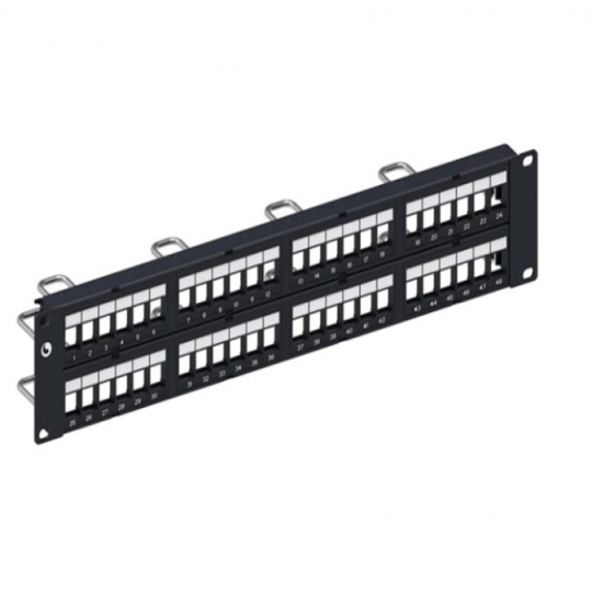 Thanh Patch panel COMMSCOPE/AMP 48 port CAT6 | PN: 760237041 và 9-1375055-2