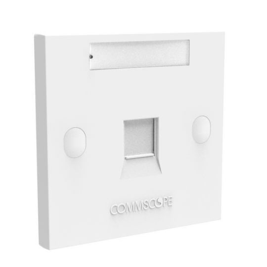 Mặt nạ 1 port âm tường hình vuông hãng COMMSCOPE P/N:760249249
