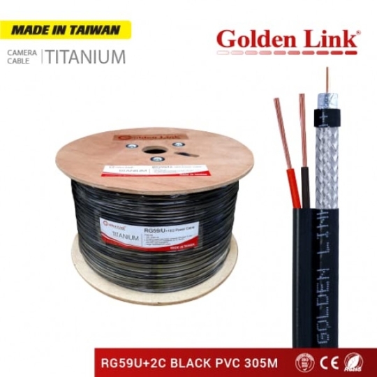 CÁP ĐỒNG TRỤC RG59/U+2C GOLDENLINK