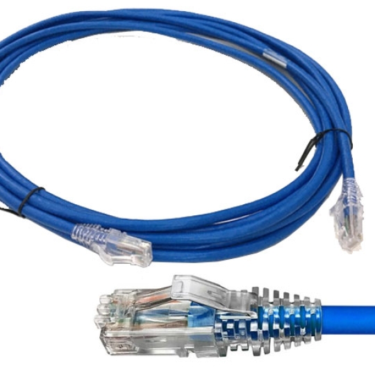 Dây nhảy patch cord Cat6 UTP 10M/33F Blue commscope/AMP (NPC06UVDB-BL033F)