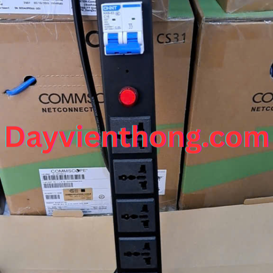 THANH NGUỒN 6 Ổ CẮM CÓ CB CHUẨN 16A