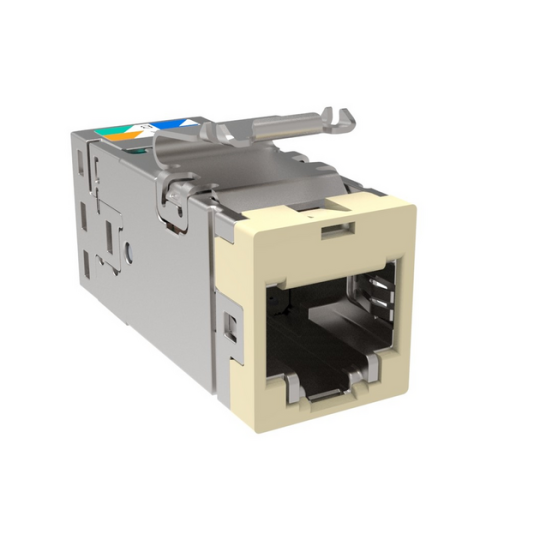 Ổ cắm mạng Cat6A – Modular jack Cat6A commscope Chính Hãng P/N:2153449-1