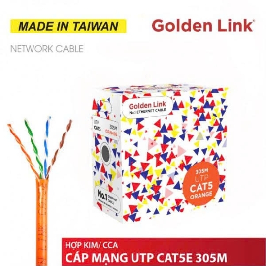 CÁP MẠNG GOLDEN LINK CAT5E UTP